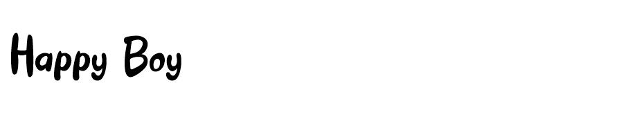 Happy Boy font